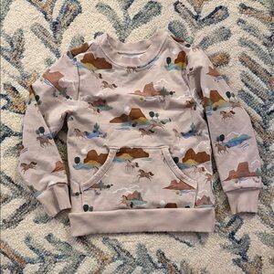 Little Sleepies Desert Adventure Sweatshirt - Brown and Green